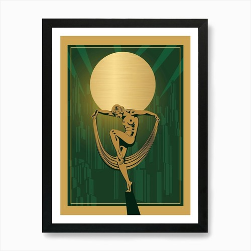 Art deco woman - woman, 3