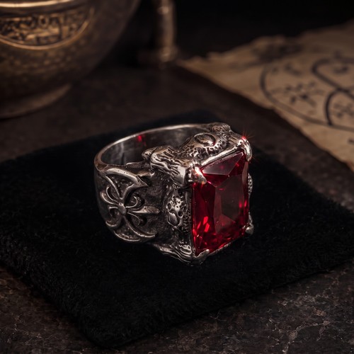 Black magic djinn ring ifrit - black,