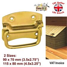 BOX Chest DRAWER Handle Surface Mounted Grip YELLOW 2 Sizes