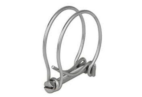 Double wire hose securing