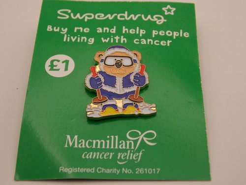 Macmillan cancer relief pin - macmillan,