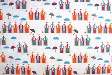 beach hut fabric, Quilting