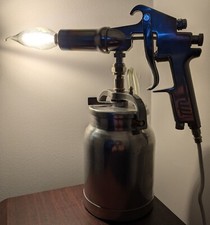 Steampunk Spray Gun Lamp