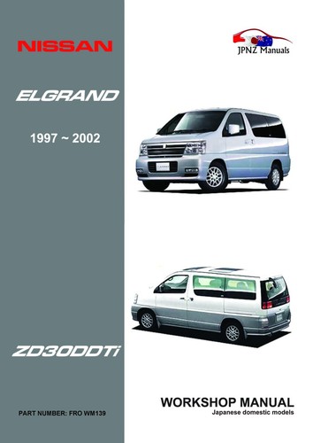 Nissan elgrand e50 - e50, workshop