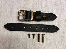 VINTAGE STEAMER TRUNK BUCKLE AND STRAP W/BOLTS, NEW OLD STOCK,NEVER INSTALLED