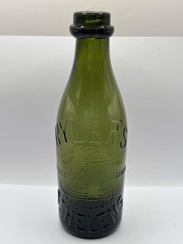Old pictorial beer bottle