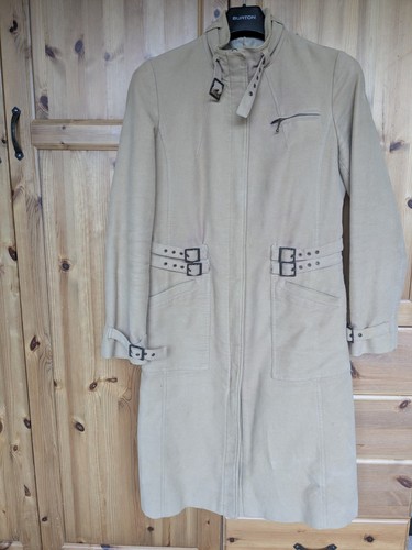 Women long camel coat - long,