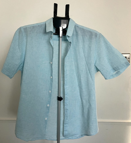 Top man blue short sleeve - -,