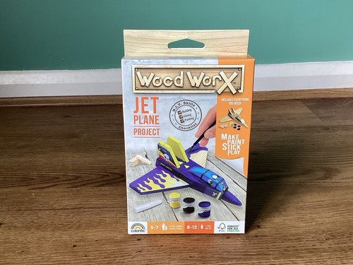 Wooden model jet plane - model,