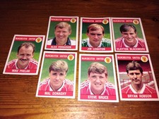 Panini 90 X7 Man Utd Fergie Robson Good Condition Unused