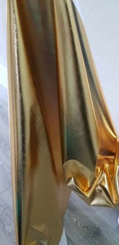 Gold nylon back lame - nylon,