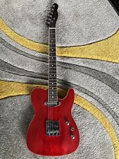 DWM Guitar Telecaster Tele Set Neck Transparent Red