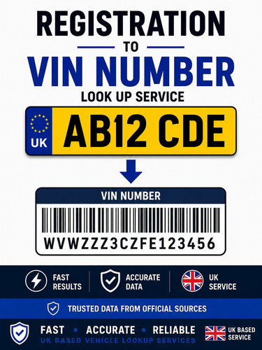 Reg registration vin - reg, number