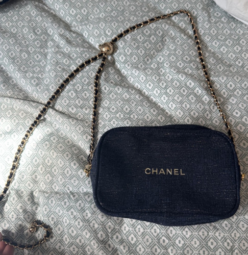 Chanel cosmetic makeup bag - chanel,