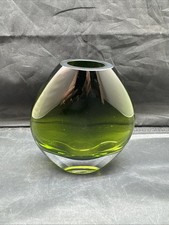 PARTYLITE - Green Rainforest Renewal Art Glass Vase Reed Diffuser