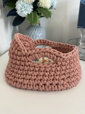 Blush Handmade Crocheted Moses