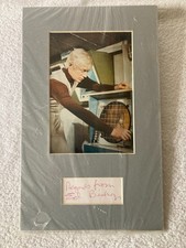 Ed Bishop as Commander Ed Straker in UFO Signed Mounted Display Autographed