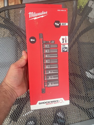 Milwaukee shockwave deep - 3/8",