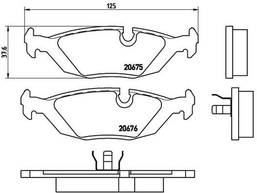 New brake pad - pad, disc