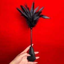 Flirting paddle feather whip - paddle,