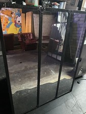 Large Industrial Metal Mirror, French. 96cm X 100cm Immaculate 1 left