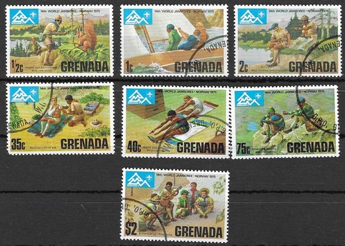 Stamps grenada 1975 qeii world - stamps,
