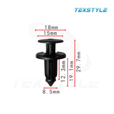 15x Lexus & Toyota Plastic Rivets for Bumpers, Wheel Arches & Sill Moulding Clip