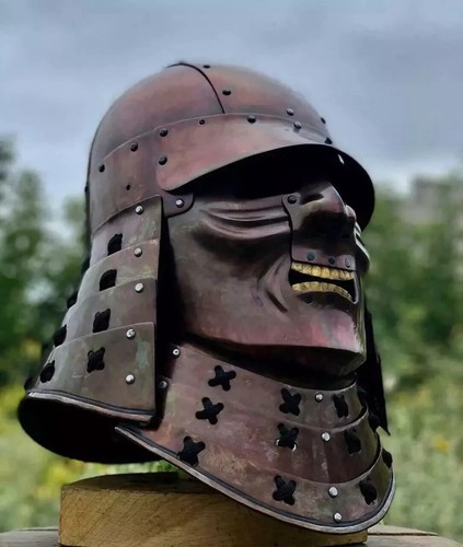 Samurai armor helmet warrior - helmet,
