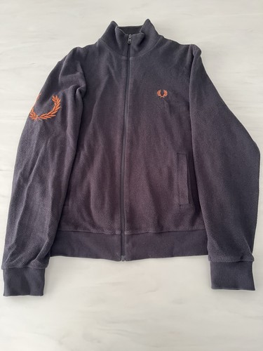 Fred perry navy blue - perry, zip