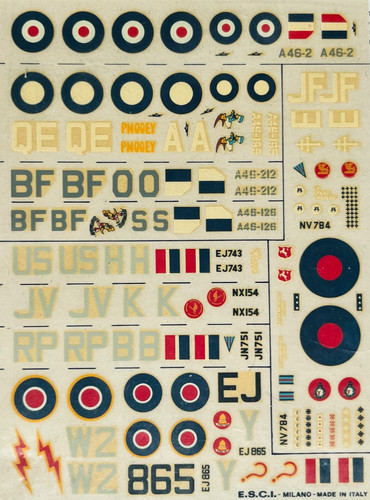 Esci decals 72 - esci, 1:72