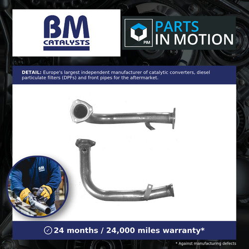Exhaust front down pipe - front,