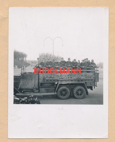 Photo soldiers wehrmacht - soldiers, truck