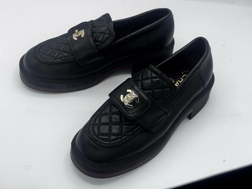 Authentic chanel loafer mules - chanel,