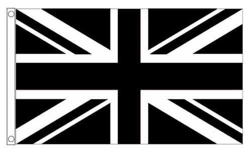 Union jack black - union, white