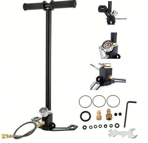 Stirrup air rifle pump airgun - air,