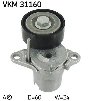 Skf tensioner pulley for - pulley, vw