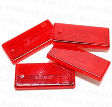 4 Hella Red Reflex Reflector for Transit /Trailer/Recovery Wagon/Tipper/Caravan