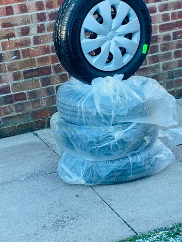 Alloys with tyres toyota vitz - with,