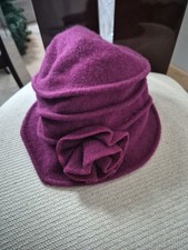 Ladies Plum Coloured Hat From