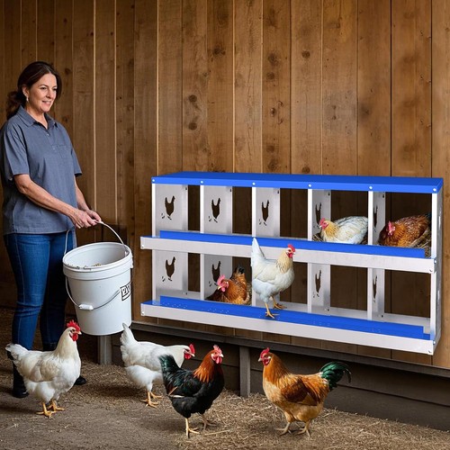 Compartment chicken nest - compartment,