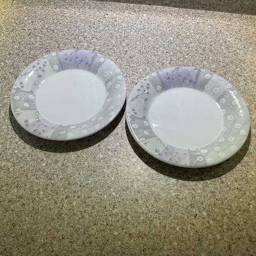 Portmeirion side plates - side, dawn