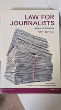 Journalism Book Bundle - Law For Journalists By Frances Quinn