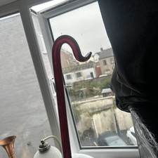 Antique 32” Red Glass