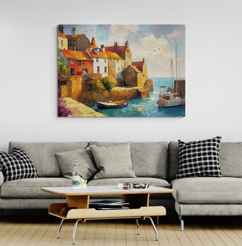 Seaside beach seascape canvas - seascape,