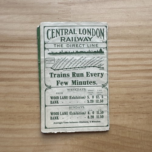 1909 central london railway - c.1909,