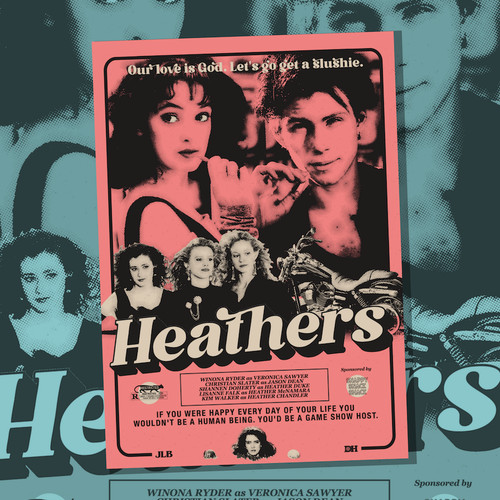 Heathers poster 80s comedy - heathers,