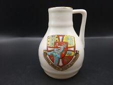 Goss Crested China - PATERNAL ARMS OF QUEEN ALEXANDRA Crest - Devon Oak Pitcher