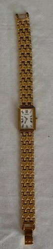 Seiko gold tone rectangular - seiko, gold-tone
