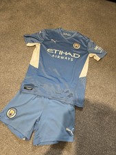 Man City 21/22 Home Shirt And