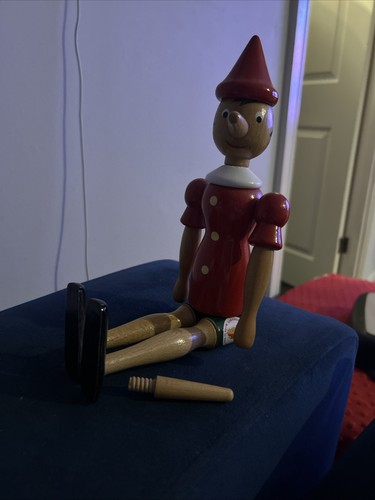 Vintage pinocchio dipinto - pinocchio,,
